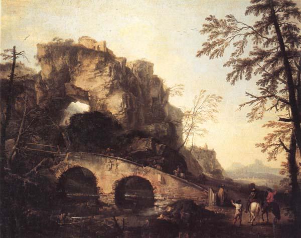 Salvator Rosa The Ruined Bridge